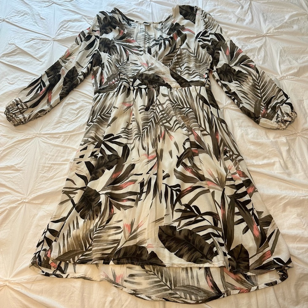 Old Navy summer palm dress size medium